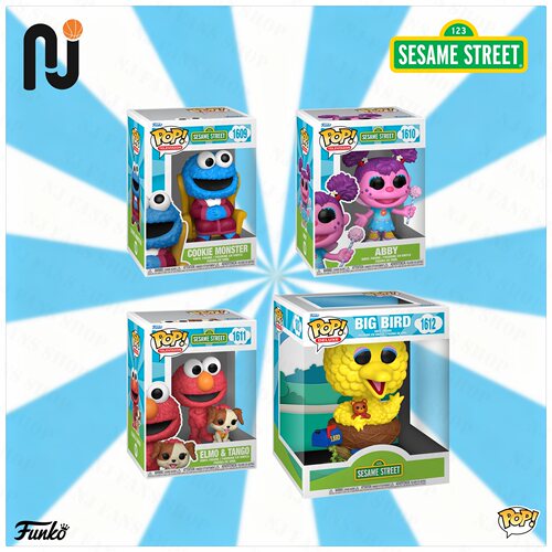 Funko Pop! Sesame Street/芝麻街 艾摩艾比展会限定玩偶公仔手办