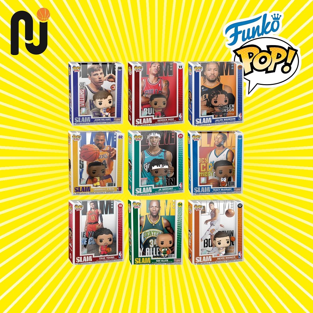 Funko Pop SLAM联名 布伦森/麦迪/布克Q版玩偶摆件公仔模型手办