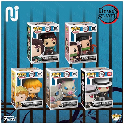 Funko Pop! Demon Slayer/鬼灭之刃 我妻善逸 炭治郎 祢豆子 手办