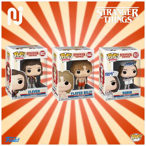 Funko Pop! Stranger Things/怪奇物语 美剧周边 比利 罗宾 十一