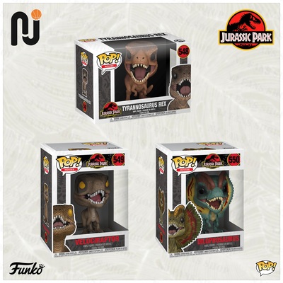 Funko Pop! Jurassic Park/World 侏罗纪公园/世界 公仔 恐龙玩具
