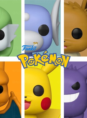 Funko Pokemon/ 宝可梦 皮卡丘杰尼龟耿鬼妙蛙伊布 玩具手办公仔