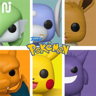 Funko Pokemon/ 宝可梦 皮卡丘杰尼龟耿鬼妙蛙伊布 玩具手办公仔