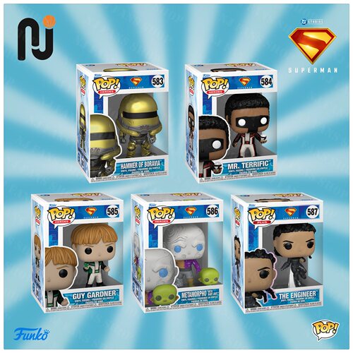 Funko Pop! Superman/超人 加德纳 元素人 卓越先生 公仔手办玩偶