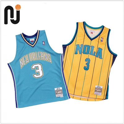 Mitchell&Ness MN 保罗 Chris Paul CP3 黄蜂 球迷版 SW球衣 热贴