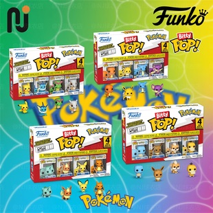 Bitty 迷你手办套装 Pop 精灵宝可梦系列 潮玩摆件 Pokemon Funko