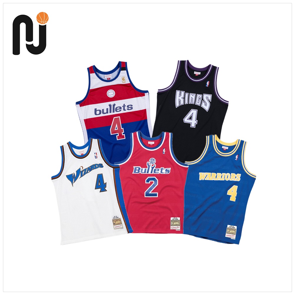 Mitchell&Ness 韦伯 Webber 勇士/子弹/国王队 球迷版 SW球衣