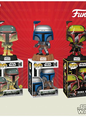 Funko Pop! 星球大战/Star Wars 费特 Q版公仔人偶 潮流玩具手办