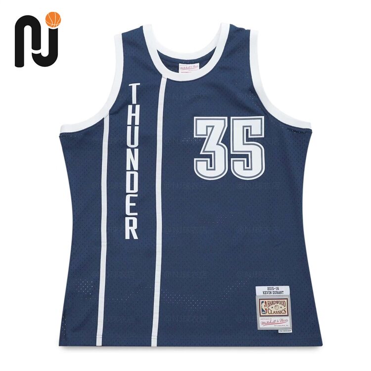 mitchell&ness mn 杜兰特 durant 雷霆队 1516客场 球迷版 sw球衣