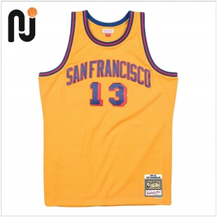 Mitchell&Ness MN 张伯伦 Chamberlain 金州勇士队 球迷版 SW球衣