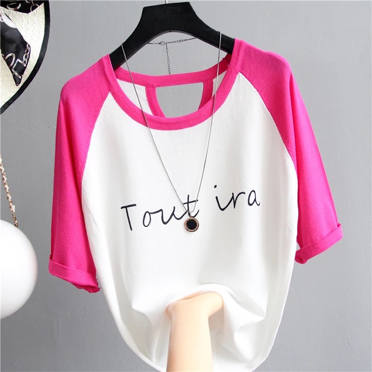 ¡¾ÅÄÏÂ49.9£¬×îºó100¼þ¡¿Ò»×Ö/б¼ç º«¹ú¼òÔ¼×Öĸƴɫ±ùË¿ÕëÖ¯ÉÀ