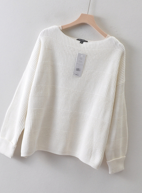 98美刀~外贸鹰国单FRE*H CON*ON女装~宽松版全棉毛衣 长袖针织衫