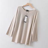 莼 九分袖 女装 出口德国单s.olic 针织开衫 闪光丝柔软毛衣69.99欧