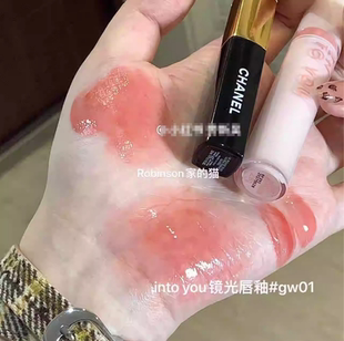 YOU镜光唇釉镜面滋润口红丝绒雾面哑光持久 INTO 桃冰茶白开水