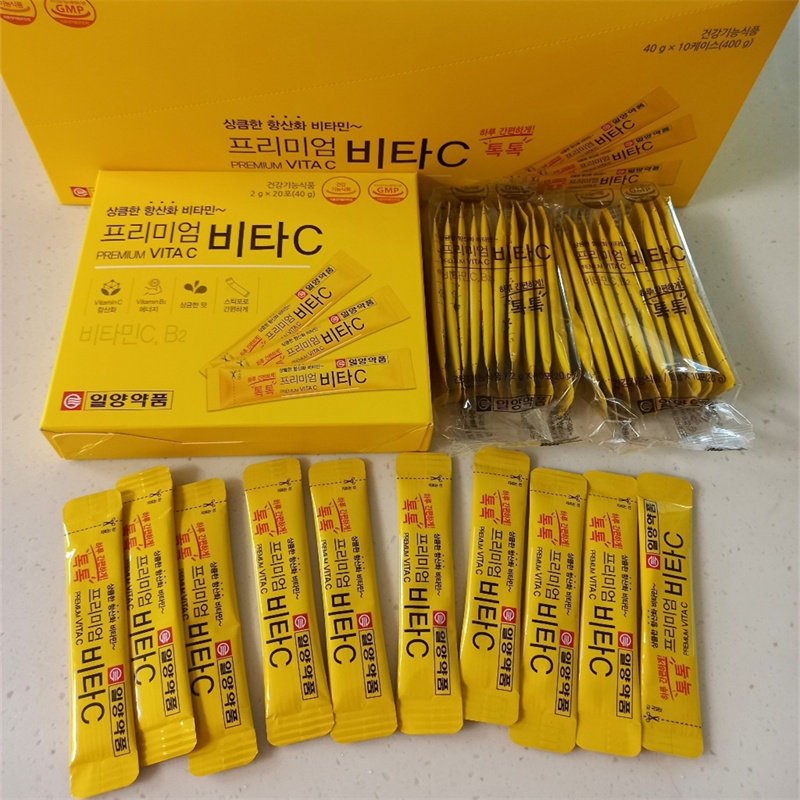 韩国Ilyang一洋柠檬维生素C维他命B2每袋500mg维C