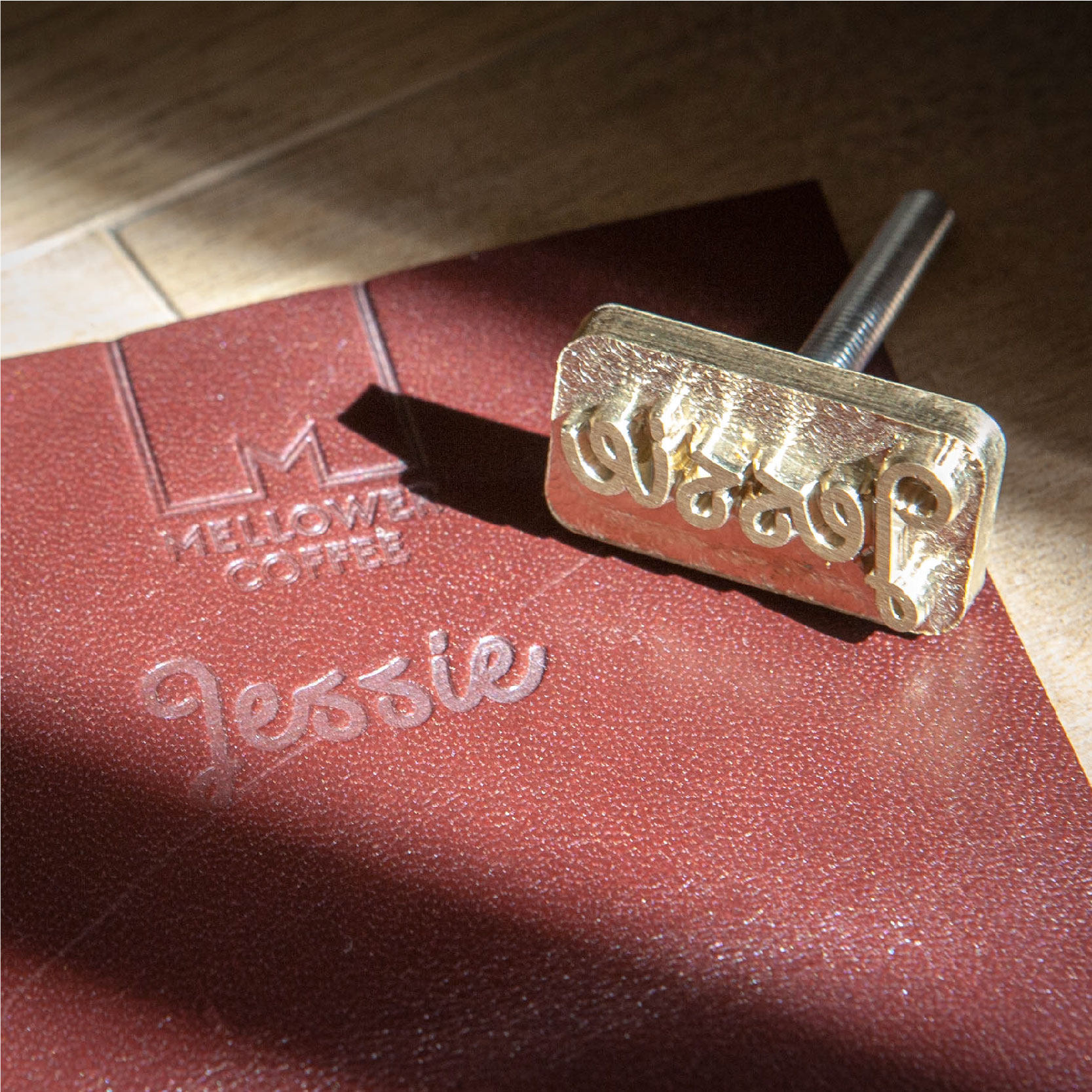 定制图案铜模logo牛皮刻字服务商标皮具印模