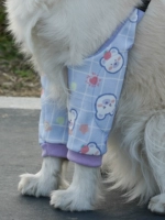 Сиреневые налокотники, увеличенная толщина