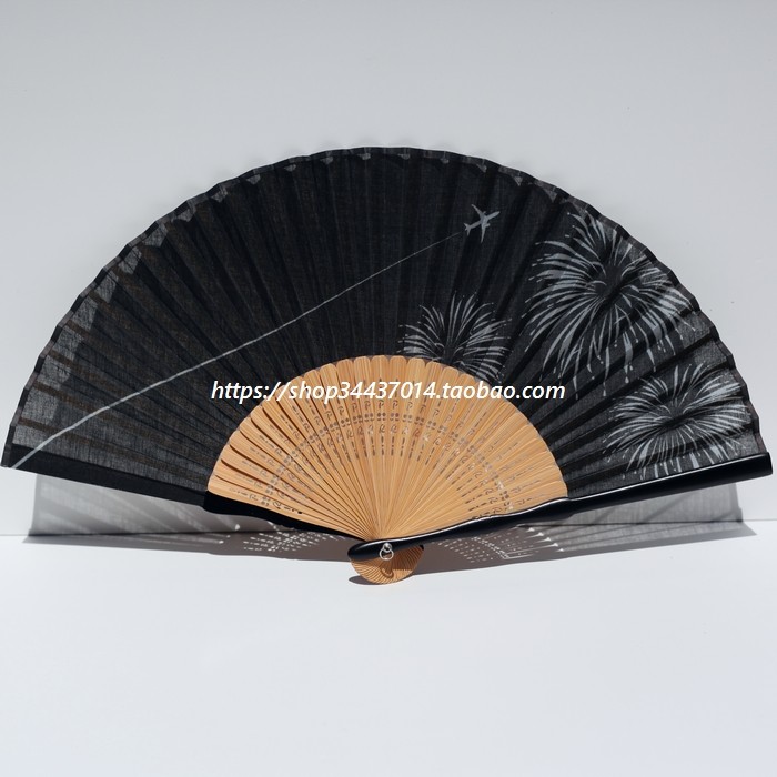 飞越夜空焰火 航空纪念扇 工艺扇子 折扇,居家日用,扇子,淘宝优惠券,粉丝福利购,淘宝优惠卷