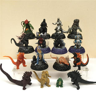 万代 哥斯拉 HG扭蛋 怪兽之王 金刚 手办 机械 哥斯拉 玩具模型