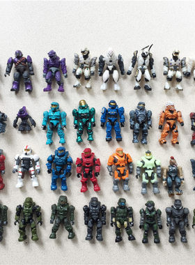 美家宝光环士官长MEGABLOKS积木