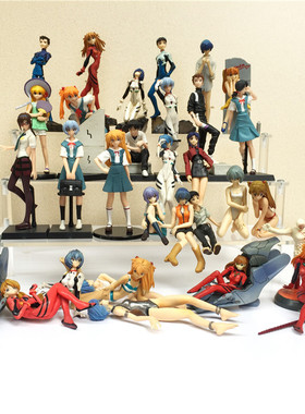 万代 EVA 新世纪福音战士手办 HG扭蛋 碇真嗣 渚薰 明日香 凌波丽