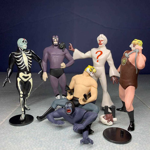 虎面人TIGERMASK扭蛋绝版手办