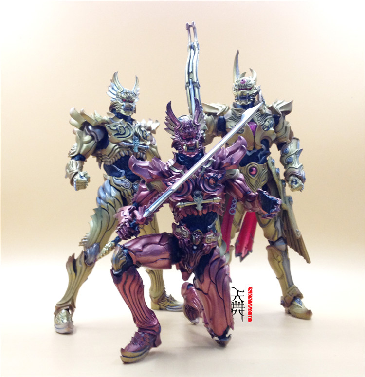 万代 牙狼 手办 SIC 魔戒可动 炎刃骑士 魔导马 Ginga 绝狼 银牙