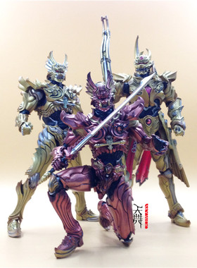 万代 牙狼 手办 SIC 魔戒可动 炎刃骑士 魔导马 Ginga 绝狼 银牙