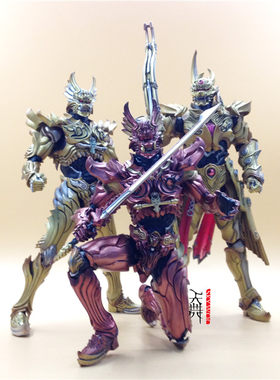 万代 牙狼 手办 SIC 魔戒可动 炎刃骑士 魔导马 Ginga 绝狼 银牙