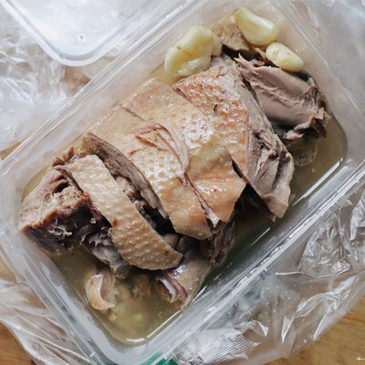 高邮老鹅肉配卤汁冰袋保鲜