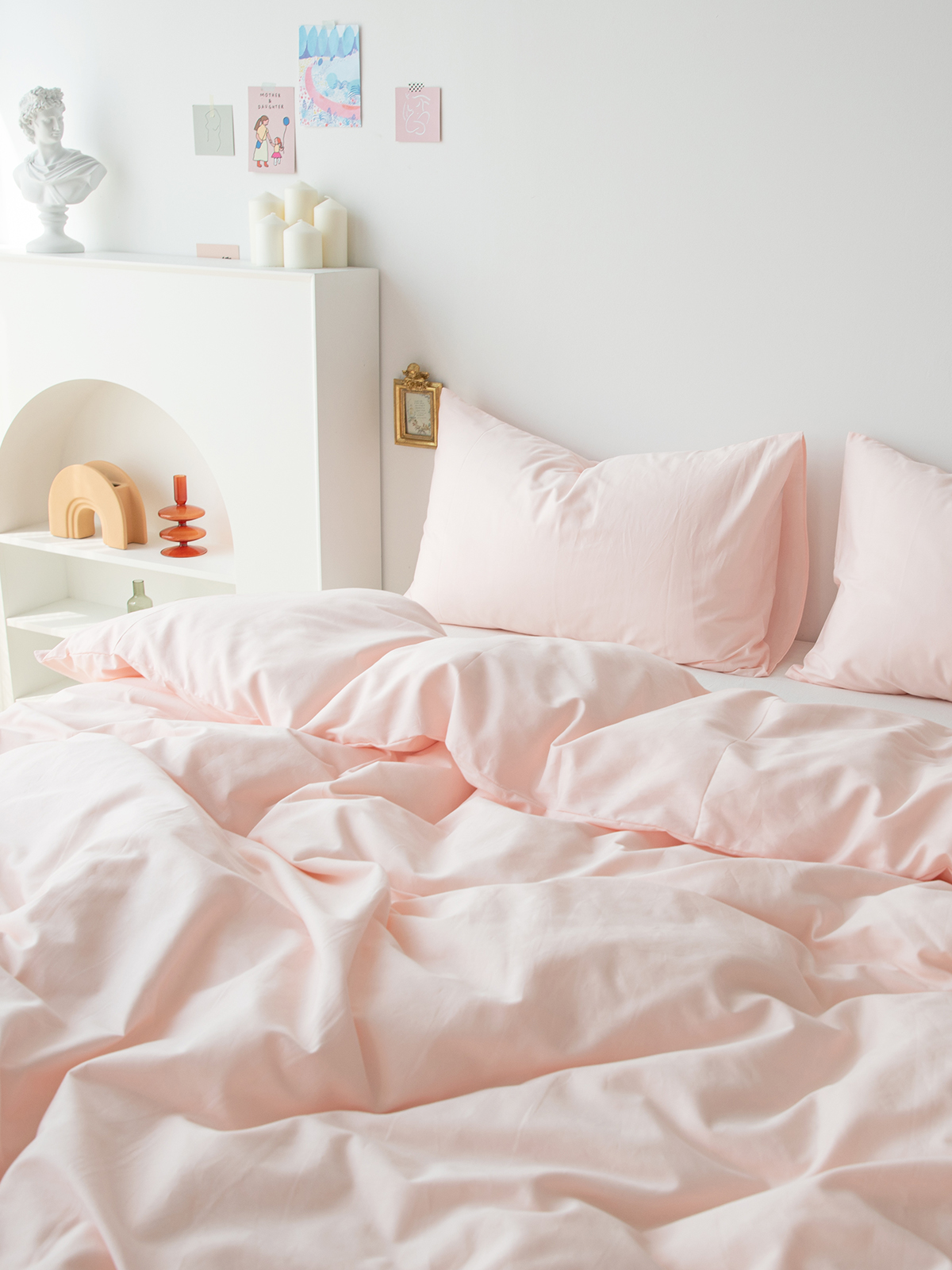 純棉被套單件40支斜紋簡約純色