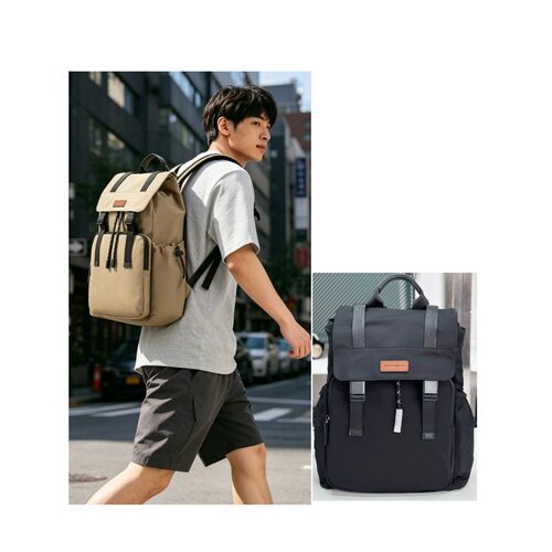 新秀丽双肩包男士大容量旅行背包轻便通勤电脑包书包NY3*09001