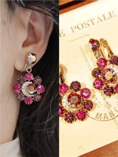 中古不退换|Weiss姹紫嫣红耳夹