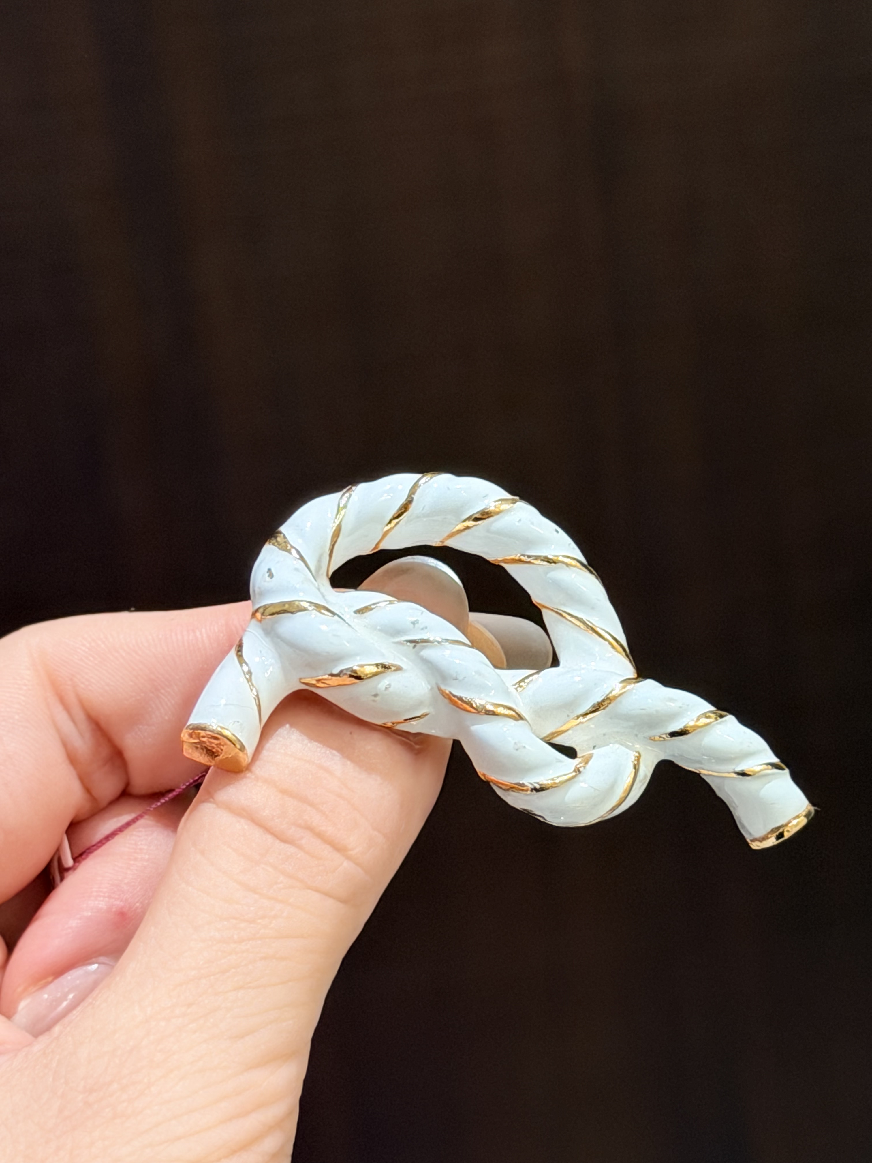 Vintage中古不退换｜Sphinx斯芬克斯绳结胸针