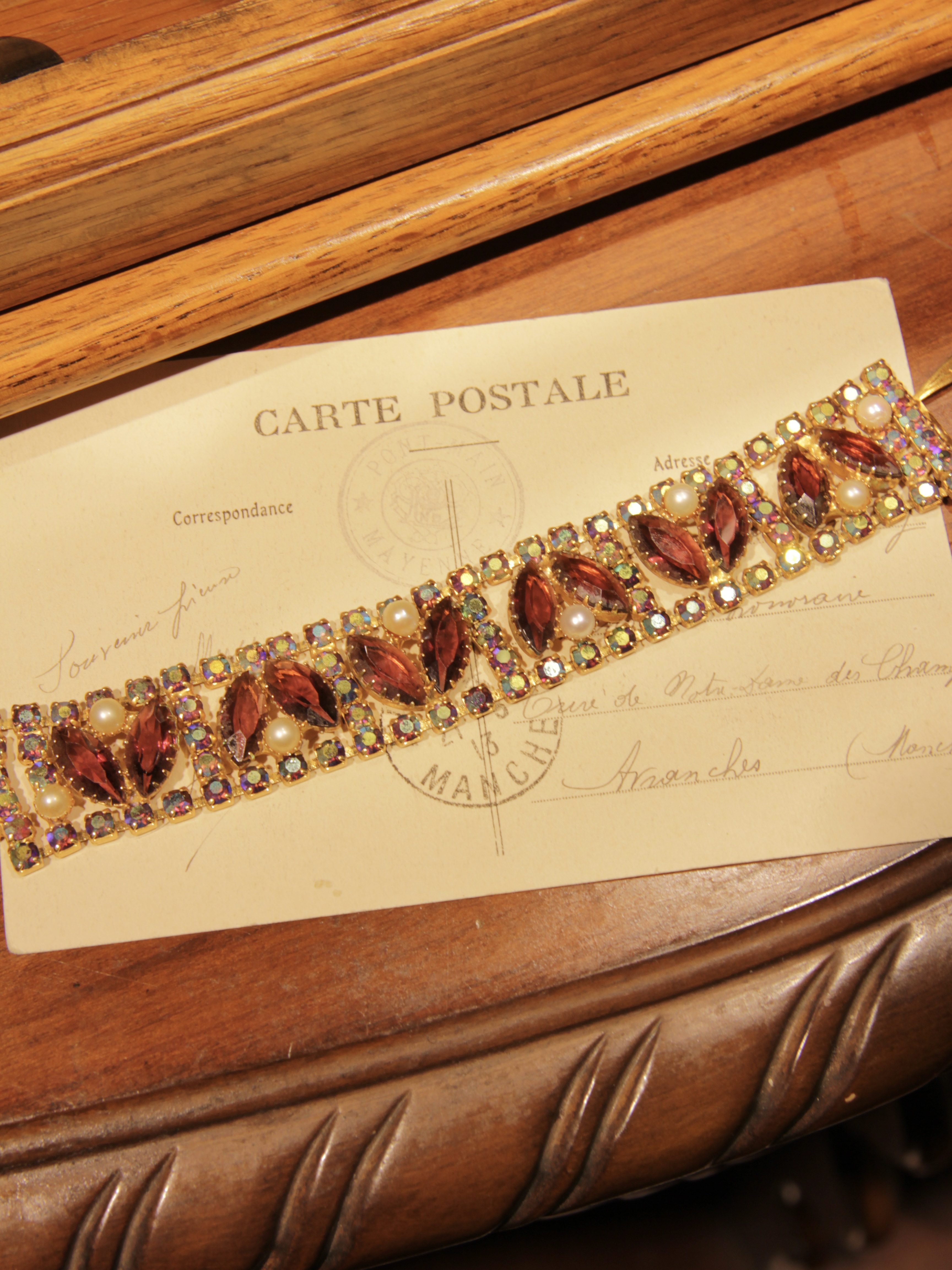 中古不退换｜Juliana 炫彩开背手链