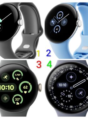 Google Pixel Watch 1 2 3 4 Smartwatch 3000台谷歌安卓智能手表