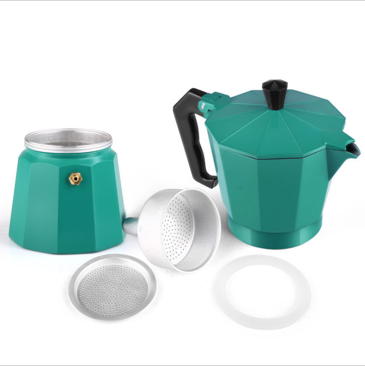 Moka Aluminum body Handle anti-scald Thread Be heated Uniform fast Efficient Coffeein the Tableware , Coffee , Coffee pot  category - from Buy2taobao.com to provide professional Taobao agent buy service