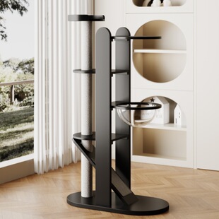 实木猫爬架猫抓板猫窝猫树一体家用不占地猫抓柱小型大猫专用