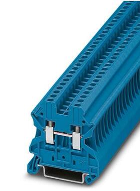 菲尼克斯接线端子UT2.5BU-订货号3044089 直通式螺钉连接接线端子