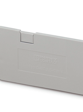 菲尼克斯 组合式端子附件，端板；D-ST2.5-TWIN  订货号3030488