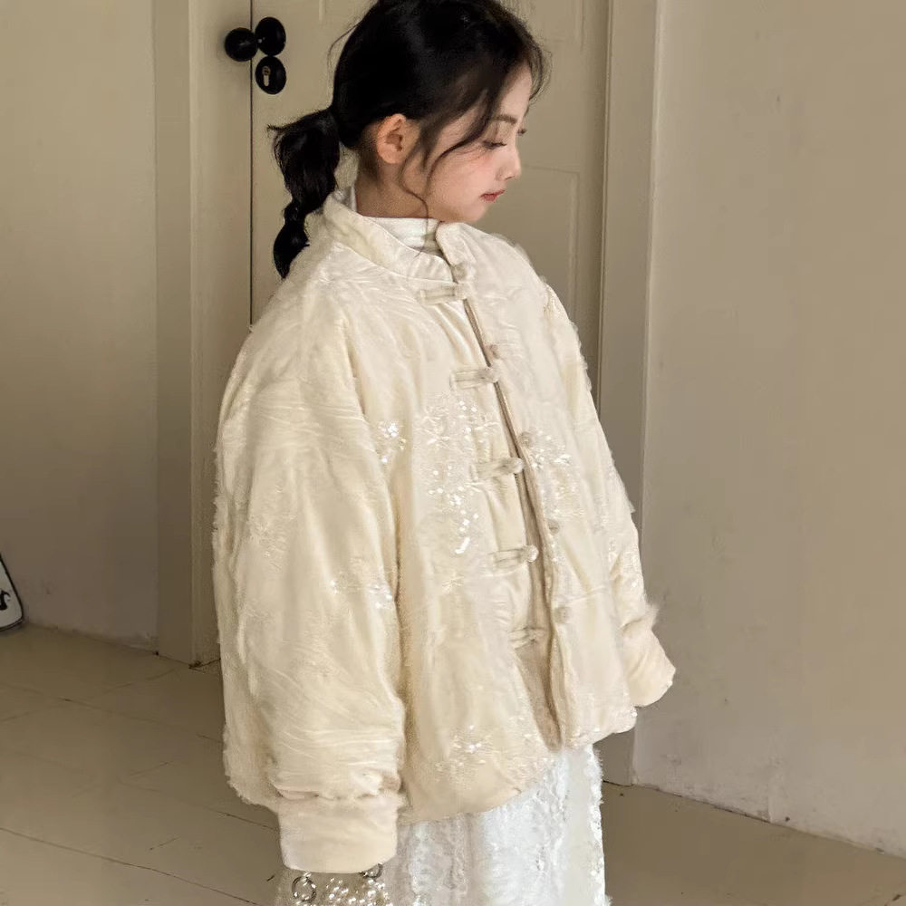 喵小姐小红鱼女童棉衣新年外套2026冬季儿童新中式盘扣立领唐装,童装/婴儿装/亲子装,棉袄/棉服,淘宝优惠券,粉丝福利购,淘宝优惠卷