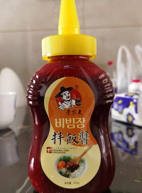 包邮李农夫拌饭酱延边朝鲜族石锅拌饭酱甜辣酱425克