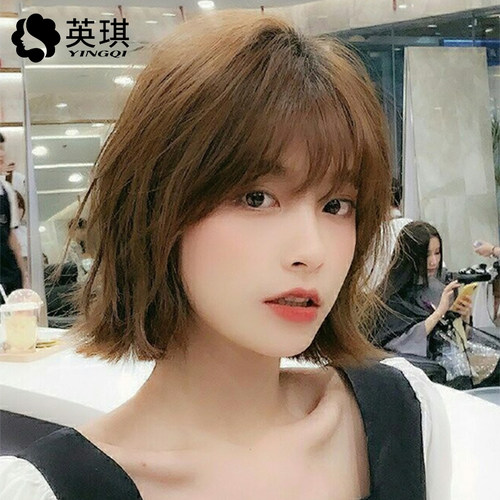 空气刘海自然蓬松减龄全真短卷发