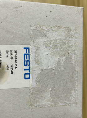 费斯托 FESTO SLT-20-40-P-A 170570议价