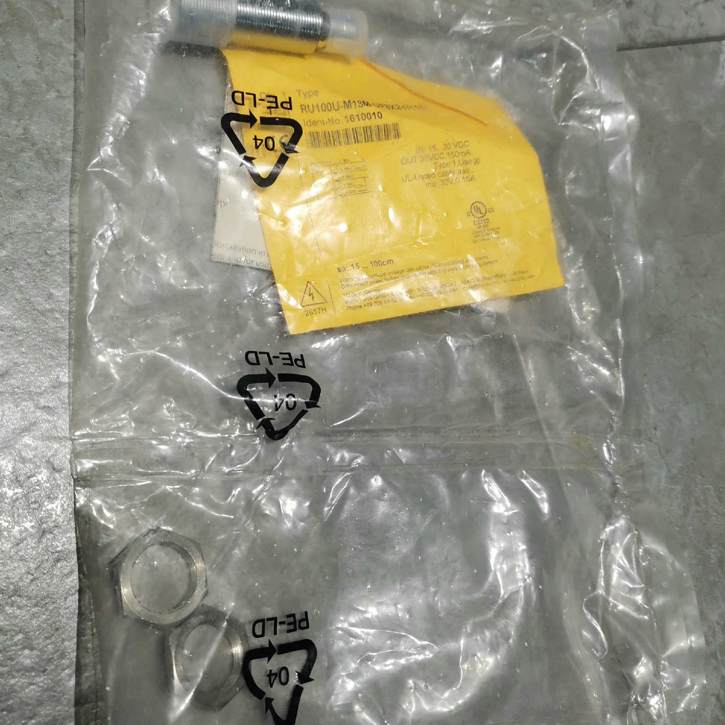 TURCK超声波传感器RU100U-M18M-UP8X2议价