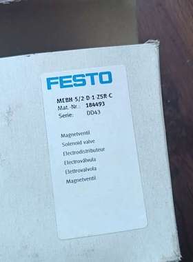费斯托电磁阀 184493 MEBH-52-D-1-ZSR议价