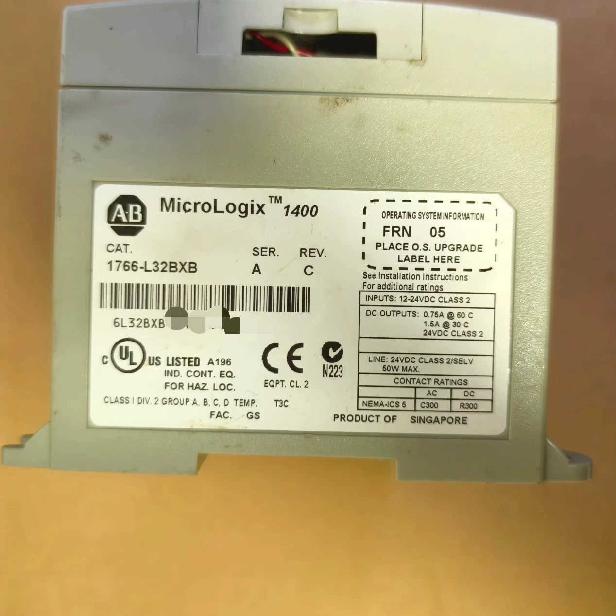 1766-L32BXB，AB罗克韦尔MicroLogix 1议价