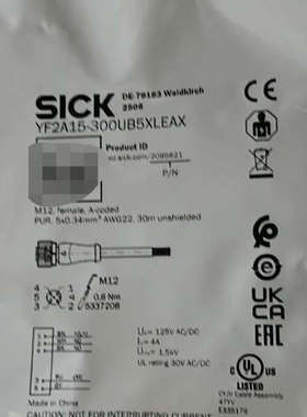 SICK西克YF2A15-300UB5XLEAX号议价