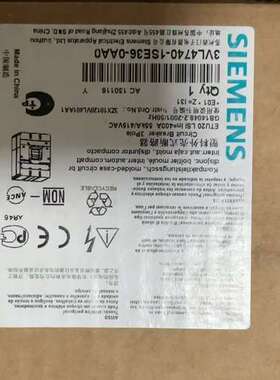 （议价)塑壳断路器 3VL4740-1SE36-0AA0
