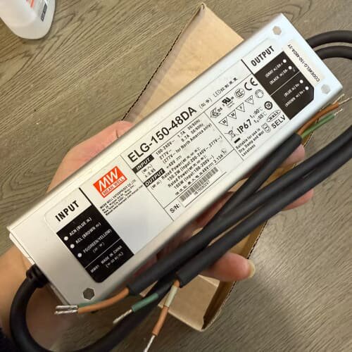 台湾明纬ELG-150-48DA防水调光电源3Y，正(议价)